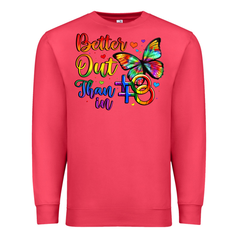 Better Out Than In Premium Sweatshirt by Artiststas | Teevron