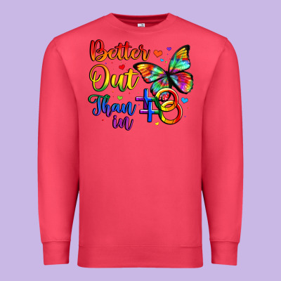 Better Out Than In Premium Sweatshirt Designed By Artiststas