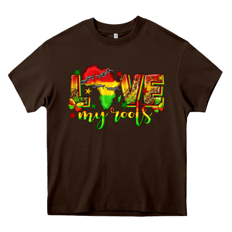 Love My Roots Juneteenth Heavy Core Tee by texasbilliewilder | Teevron