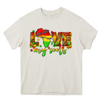 Cream love my roots juneteenth Heavy Core Tee - texasbilliewilder