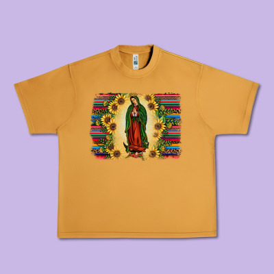 Serape Our Lady Of Guadalupe2 Urban Heavy Tee Designed By Jahusdesignshop