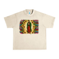Sandshell serape our lady of guadalupe2 Urban Heavy Tee - JahusDesignShop