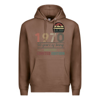 Chestnut Vintage 1970 Limited Edition 50 Years Of Being Awe Premium Hoodie - Bettercallsaul