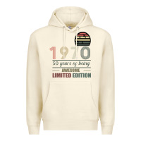 Sandshell Vintage 1970 Limited Edition 50 Years Of Being Awe Premium Hoodie - Bettercallsaul