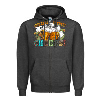 Charcoal Heather western cheers with ghosts Zipper Hoodie - NancyCooperArtShop