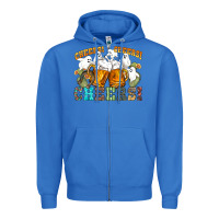 True Royal western cheers with ghosts Zipper Hoodie - NancyCooperArtShop