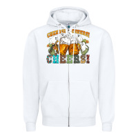 White western cheers with ghosts Zipper Hoodie - NancyCooperArtShop