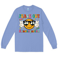 Colony Blue peace out 2024 kindergarten Long Sleeve Tee - JahusDesignShop
