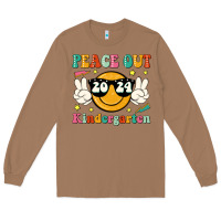 Toasted Coconut peace out 2024 kindergarten Long Sleeve Tee - JahusDesignShop