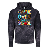 Cloud Black game over back to school Vintage Hoodie - AdoDesignShop