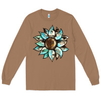 Toasted Coconut sunflower Long Sleeve Tee - BarkalooDesign