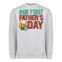 Heather Grey our first father's day Heavyweight Sweatshirt - Artiststas