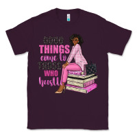 Plum good things come to those who hustle Classic Tee - NancyCooperArtShop