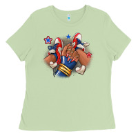 Matcha Baseball afro girl sneakers Ladies Tee - RanaPortraitStore