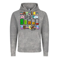 Battery Life Of A Teacher Vintage Hoodie | Teevron