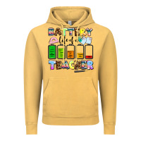Vintage Mustard battery life of a teacher Vintage Hoodie - AdoDesignShop
