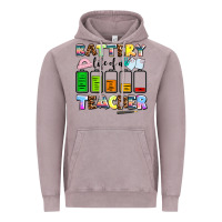 Vintage Zinc battery life of a teacher Vintage Hoodie - AdoDesignShop