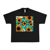 Black gemstone sunflower Urban Heavy Tee - JahusDesignShop