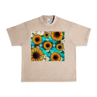 French Oak gemstone sunflower Urban Heavy Tee - JahusDesignShop