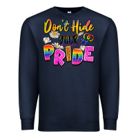 Navy don't hide your pride Premium Sweatshirt - Artiststas