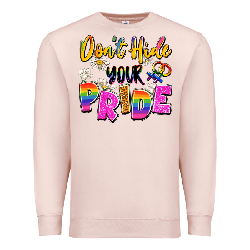 Don't Hide Your Pride Premium Sweatshirt by Artiststas | Teevron