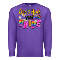 Purple don't hide your pride Premium Sweatshirt - Artiststas