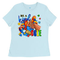 Be A Kind Sole Autism Afro Girl Sneakers Ladies Tee | Teevron