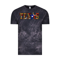 Cloud Black texas christmas Vintage Tee - JahusDesignShop