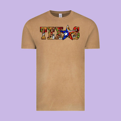 Texas Christmas Vintage Tee Designed By Jahusdesignshop