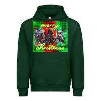Forest Green merry christmas gnomies Urban Hoodie - CowGirlArtShop