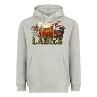 Moon Dust all the jingle ladies christmas cows Heavyweight Hoodie - LillyAllenDesigns