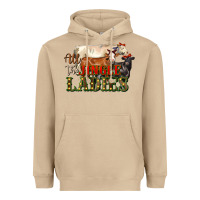 Mushroom all the jingle ladies christmas cows Heavyweight Hoodie - LillyAllenDesigns