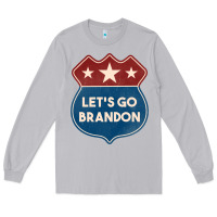 Moon Dust Let's Go Brandon Shield Patch Long Sleeve Tee - Jasminsmagicworld