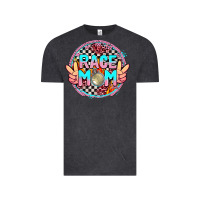 Vintage Black race mom with leopard and peace hand Vintage Tee - AdoDesignShop