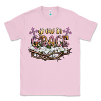 Bubblegum Pink grow in grace Classic Tee - NancyCooperArtShop