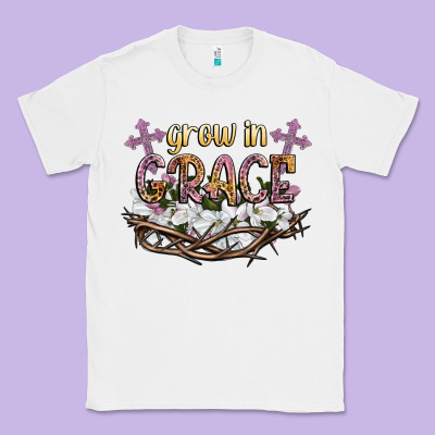 Grow In Grace Classic Tee Designed By Nancycooperartshop