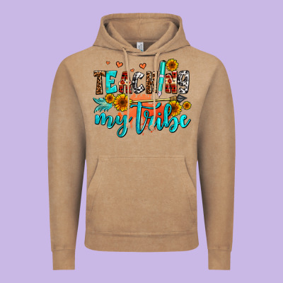 Teaching My Tribe Vintage Hoodie Designed By Adodesignshop