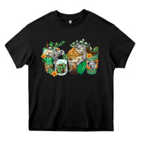 Black koala coffee cups Heavy Core Tee - Zillion Design Studio