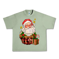 Oil Green santa claus cupcake Urban Heavy Tee - AdoDesignShop