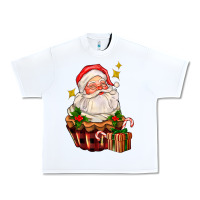 White santa claus cupcake Urban Heavy Tee - AdoDesignShop