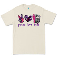 Bone peace love race Premium Tee - texasbilliewilder