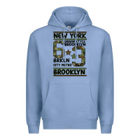 Colony Blue Newyork Brooklyn Premium Hoodie - Bettercallsaul