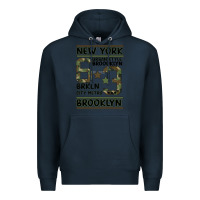 Navy Newyork Brooklyn Premium Hoodie - Bettercallsaul