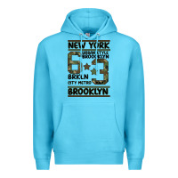 Ocean Blue Newyork Brooklyn Premium Hoodie - Bettercallsaul