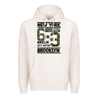 Pale Pink Newyork Brooklyn Premium Hoodie - Bettercallsaul