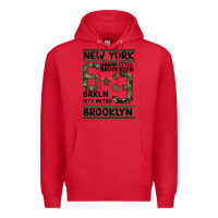 Red Newyork Brooklyn Premium Hoodie - Bettercallsaul