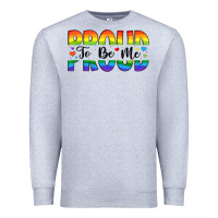 Heather Grey proud to be me Premium Sweatshirt - Artiststas