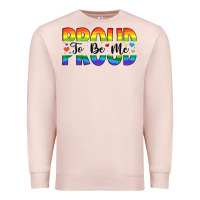 Pale Pink proud to be me Premium Sweatshirt - Artiststas