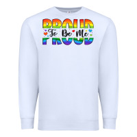 White proud to be me Premium Sweatshirt - Artiststas