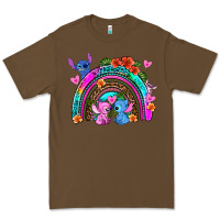 Cacao stitch and lilo rainbow Premium Tee - AdoDesignShop